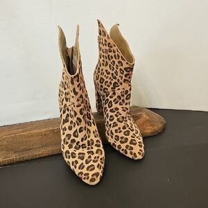 Leopard Print Matisse Ankle Boots